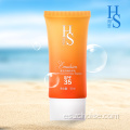 Natural Sunscream rotects Skin Loción tubo Protección UV